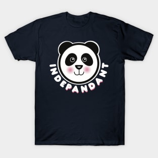 Indepandant Panda Pun T-Shirt